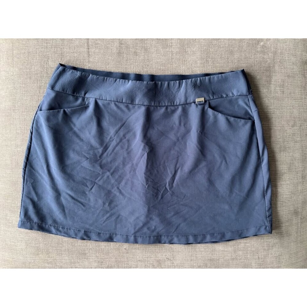 Greg Norman PLAY DRY Pull-On Golf Skort Navy Blue XL - Minor Wear